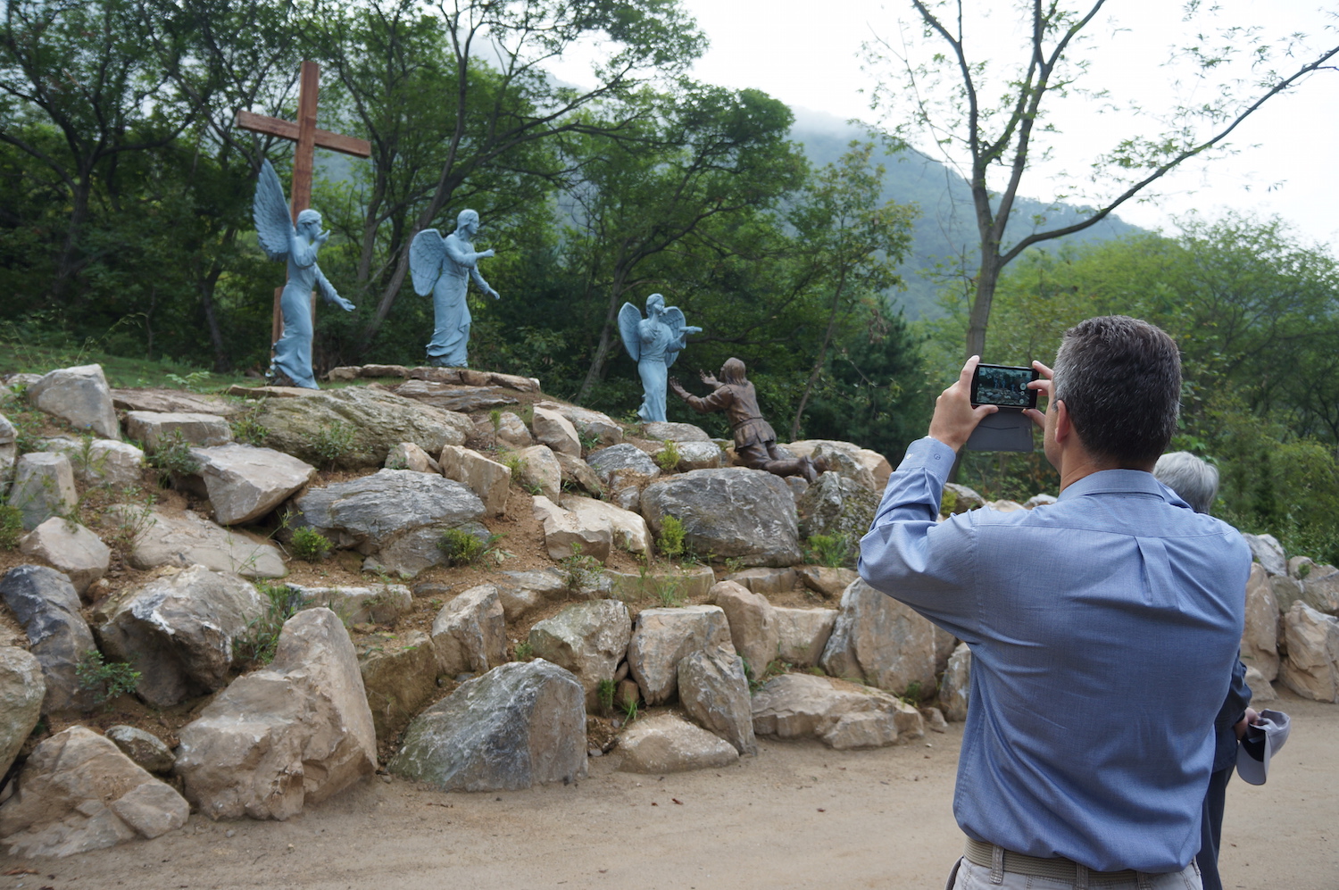 Christian at the cross